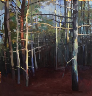 Across the Divide 41x41 Oil on canvas Across the Divide 41x41 Oil on canvas