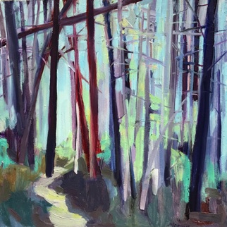 Seeking Refuge 9x9 oil on panel Seeking Refuge 9x9 oil on panel